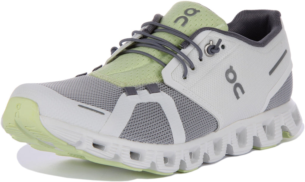 On Running Cloud 5 Push In White Grey For Men