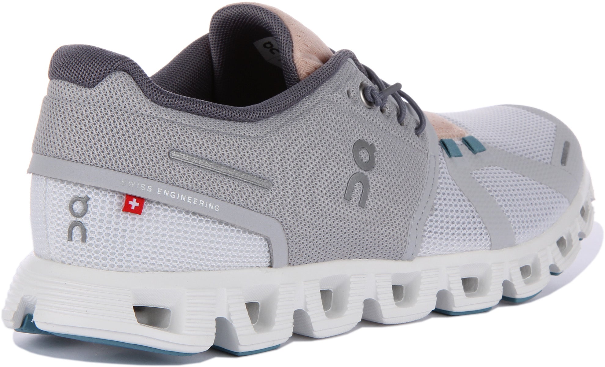 On Running Cloud 5 Push In White Grey For Women