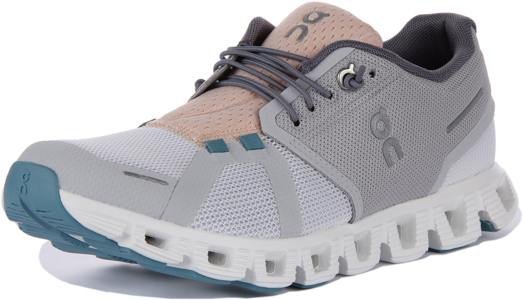 On Running Cloud 5 Push In White Grey For Women