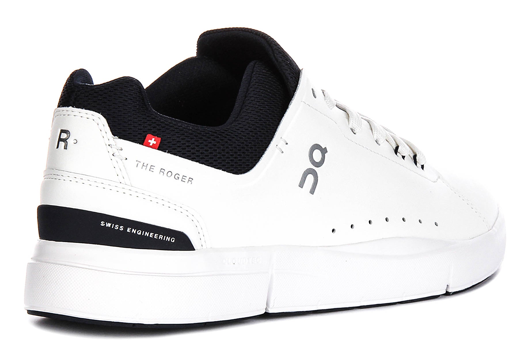 On Running The Roger Adv In White Navy For Men