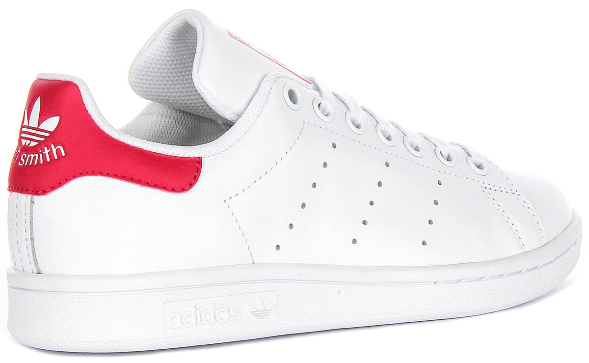 Adidas Stan Smith In White Pink for Youth