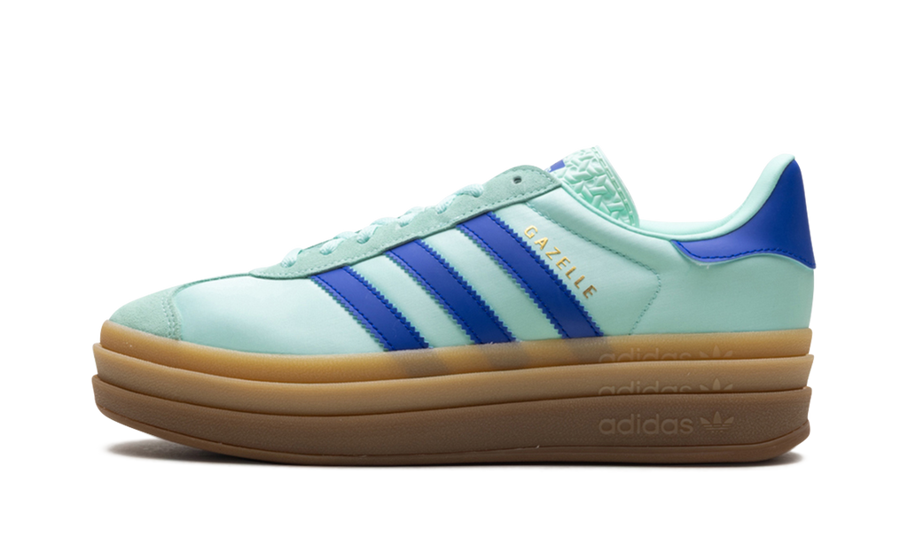 Gazelle Bold WMNS "Clear Mint Lucid Blue Gold Metallic" JI2702
