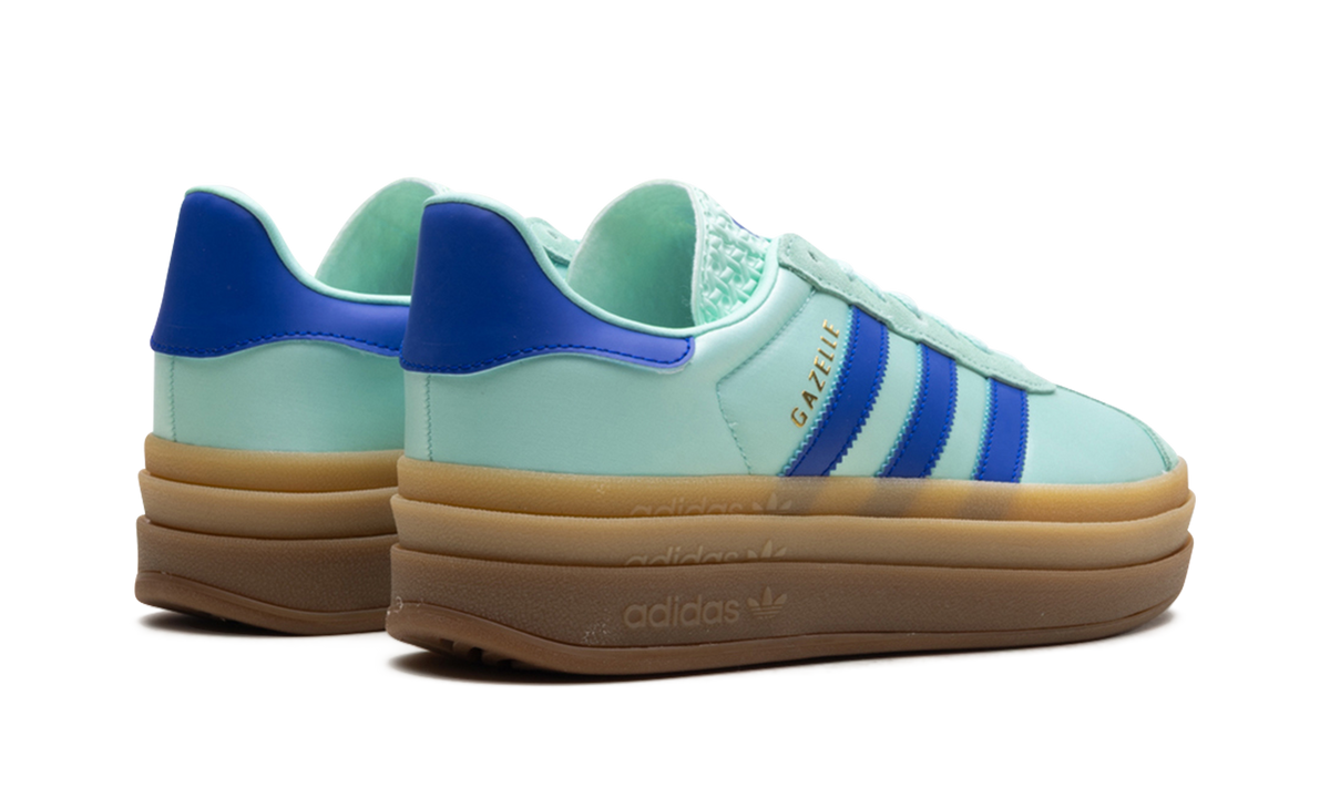 Gazelle Bold WMNS "Clear Mint Lucid Blue Gold Metallic" JI2702