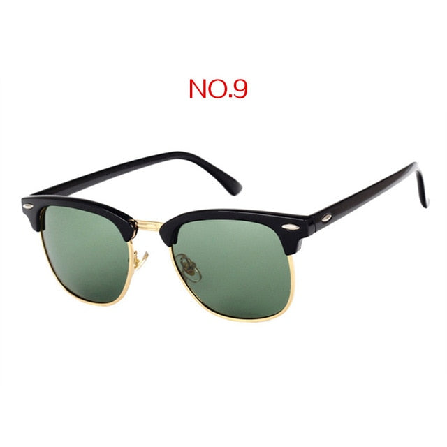 Yooske Polarized Sunglasses Women Men Classic Brand Designer Vintage Square Sun Glasses Driving Mirror UV400 for Auto Car